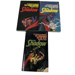 The Shadow #1-3 By Maxwell Grant Vintage - EXCELLENT CONDITION
